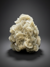 Load image into Gallery viewer, LARGE Silvery Bladed “Rose” Calcite Cluster – Yaogangxian Mine, Hunan, China
