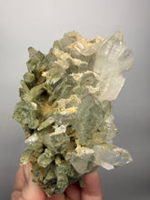 Load image into Gallery viewer, Chlorite-Included Quartz Cluster (Green Phantom Quartz) – Pakistan Mineral Specimen
