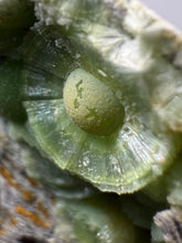 Load image into Gallery viewer, High-Grade Green Wavellite Collectors Specimen - Radiating Botryoidal Crystal Formation - Arkansas, USA
