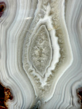 Load image into Gallery viewer, Rare Moroccan White Parallax Agate Collected by Indigenous Nomads | Ancient Beauty from the Sahara
