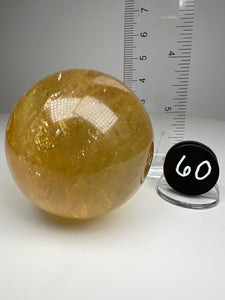 Golden Calcite Sphere • High Grade