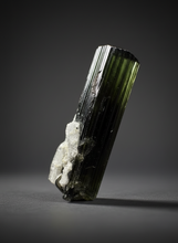 Load image into Gallery viewer, Blue Cap Green Cap Stak Nala Tourmaline with Cleavelandite – Haramosh Mountains, Pakistan | Thumbnail Specimen
