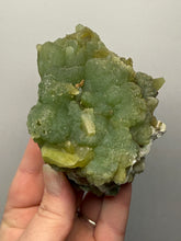 Load image into Gallery viewer, High-Grade Green Heulandite on Peach Stilbite Crystal Cluster | Deccan Traps, Maharashtra, India | Collector Mineral Specimen
