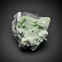 Load image into Gallery viewer, High-Grade Green Wavellite Collectors Specimen - Radiating Botryoidal Crystal Formation - Arkansas, USA
