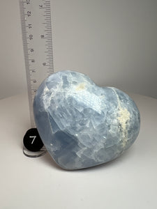 Blue Celestite Heart