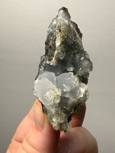 Load image into Gallery viewer, Druzy Chalcedony Stalactite with Druzy Clear Apophyllite | Maharashtra, India
