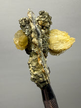 Load image into Gallery viewer, High-Grade Yellow Barite with Iron Pyrite | Bou Nahas Mine, Tinghir Province, Morocco
