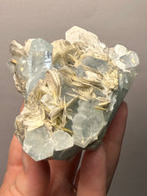 Load image into Gallery viewer, Premium Aquamarine with Mica on Matrix  Collector Mineral Specimen – Nagar Valley, Pakistan
