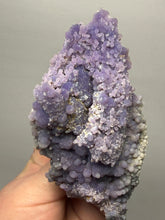 Load image into Gallery viewer, 4.9” Indonesian Grape Agate (Radial Spray Terminated Quartz) Display Specimen | Mamuju, West Sulawesi, Indonesia
