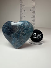 Load image into Gallery viewer, Blue Trolleite from Brazil • Heart
