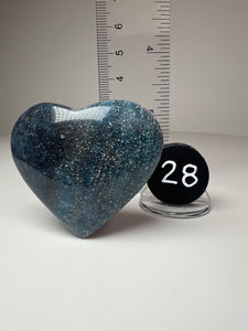 Blue Trolleite from Brazil • Heart