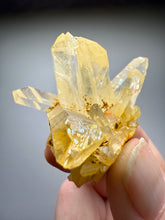 Load image into Gallery viewer, High Grade Golden Iron-Stained Himalayan Quartz Cluster | Rare Pakistan Mineral Specimen | Collector Display Crystal
