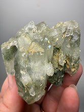 Load image into Gallery viewer, Chlorite-Included Quartz Cluster (Green Phantom Quartz) – Pakistan Mineral Specimen

