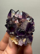 Load image into Gallery viewer, Premium Hematite-Phantom Deep Magenta Ametrine Cluster | Deccan Traps, India | Collector Mineral Specimen
