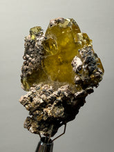 Load image into Gallery viewer, Vibrant Yellow Barite | Collector Display Specimen | Taourirt Mine, Morocco
