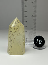 Load image into Gallery viewer, Dendrite Manganese Included Iron Oxide Quartz (Golden Healer) Obelisk Tower • RARE
