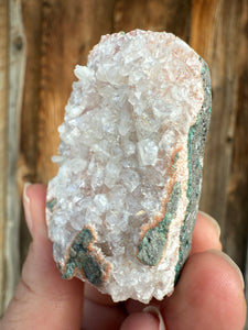 Red Phantom Apophyllite • Maharashtra, India