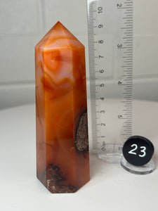 Carnelian (Red and Orange) Obelisk Tower