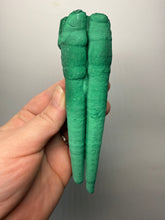 Load image into Gallery viewer, 6” Druzy Malachite “Legs” Stalactites — Botryoidal Cave Formation | DR Congo  | Collector Mineral Specimen
