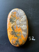 Load image into Gallery viewer, Bumblebee Jasper Agate Palm Stone from West Java, Indonesia • AAA High Grade
