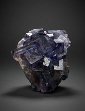 Load image into Gallery viewer, High Grade Purple YGX Fluorite Cluster – Yaogangxian Mine, Hunan, China | Collector Mineral Specimen
