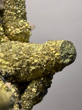 Load image into Gallery viewer, Chalcopyrite Botryoidal Stalactites on Calcite – Cabinet Specimen | Tongshankou Mine, Edong, Daye, Huangshi Prefecture, Hubei Province, China
