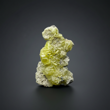 Load image into Gallery viewer, Vibrant Yellow Brucite Thumbnail Mineral Specimen | Collector Crystal from Killa Saifullah District in Balochistan Province, Pakistan
