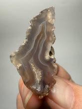 Load image into Gallery viewer, Polished Malawi Agate Half – High-Grade African Banded Agate Display Specimen
