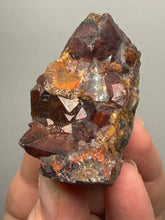 Load image into Gallery viewer, Premium Hematite-Phantom Deep Magenta Ametrine Cluster | Deccan Traps, India | Collector Mineral Specimen
