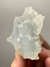 Load image into Gallery viewer, Druzy Chalcedony Stalactite with Druzy Clear Apophyllite | Maharashtra, India
