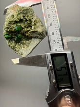 Load image into Gallery viewer, Gemmy Green Garnet on Matrix – Pakistan Collector Specimen
