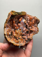 Load image into Gallery viewer, “Goblin Chalcedony” Pink &amp; Orange Druzy Botryoidal Stalactites — Tichka Massif, High Atlas, Morocco
