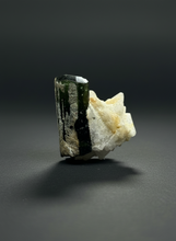 Load image into Gallery viewer, Dark Green Stak Nala Tourmaline and Cleavelandite – Haramosh Mountains, Pakistan | Thumbnail Specimen
