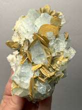 Load image into Gallery viewer, Premium Aquamarine with Mica on Matrix  Collector Mineral Specimen – Nagar Valley, Pakistan
