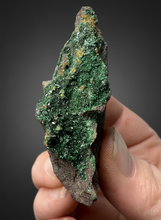 Load image into Gallery viewer, Brochantite Collector Mineral Specimen – Vivid Green Copper Crystals from Morocco

