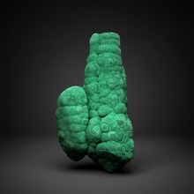 Load image into Gallery viewer, 6.4” High-Grade Malachite Stalactite “Cave” Formation | DR Congo | Mineral Collector Specimen

