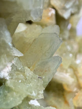 Load image into Gallery viewer, High-Grade Green Heulandite on Peach Stilbite Crystal Cluster | Deccan Traps, Maharashtra, India | Collector Mineral Specimen
