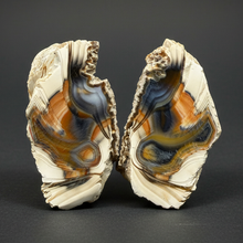Load image into Gallery viewer, Premium Sumatra Agate Pair (Banded Chalcedony) Display Specimen | Indonesia
