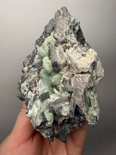 Load image into Gallery viewer, High-Grade Green Wavellite Collectors Specimen - Radiating Botryoidal Crystal Formation - Arkansas, USA
