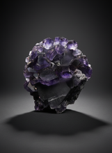Load image into Gallery viewer, High-Grade “Tanzanite” Fluorite Cluster — Quan Zhou, Yongchun County, Fujian, China | Collector Mineral Specimen
