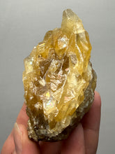 Load image into Gallery viewer, Golden Glow Calcite Cluster | Maharashtra, India
