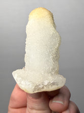 Load image into Gallery viewer, High-Grade “Dream Cloud” Druzy Chalcedony Stalactite — Maharashtra, India (Collector Display Specimen)
