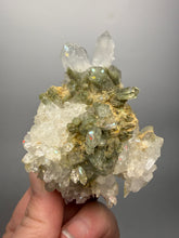 Load image into Gallery viewer, Chlorite-Included Quartz Cluster (Green Phantom Quartz) | Pakistan Mineral Specimen
