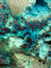 Load image into Gallery viewer, 6” Polished Native Copper in Chrysocolla — Display Specimen (Indonesia)
