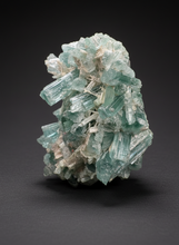 Load image into Gallery viewer, Blue Indicolite Tourmaline on Matrix – Pegmatite Mineral Specimen from Pakistan
