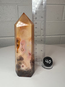 Carnelian (Red and Orange) Obelisk Tower