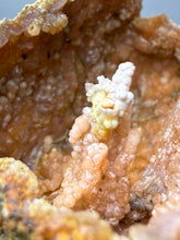 Load image into Gallery viewer, “Goblin Chalcedony” Pink &amp; Orange Druzy Botryoidal Stalactites — Tichka Massif, High Atlas, Morocco

