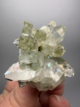 Load image into Gallery viewer, Chlorite-Included Faden Quartz Cluster (Green Phantom Quartz) | Pakistan Mineral Specimen

