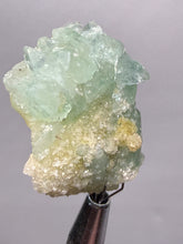 Load image into Gallery viewer, Luminous Mint Apophyllite with Glittering Druzy Sugar Quartz – India

