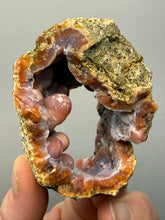 Load image into Gallery viewer, “Goblin Chalcedony” Pink &amp; Orange Druzy Botryoidal Stalactites — Tichka Massif, High Atlas, Morocco
